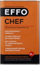 Масло подсолнечное EFFO Chef высокоолеиновое рафинированное дезодорированное вымороженное 1 л Масло подсолнечное EFFO Chef высокоолеиновое рафинированное дезодорированное вымороженное 1 л