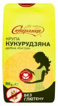 Крупа кукурузная мелкая Сквирянка Экстра Без глютена 800 г Крупа кукурузная мелкая Сквирянка Экстра Без глютена 800 г