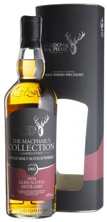 Виски MacPhails Collection Glen Scotia, tube 1992 - 0,7 л
