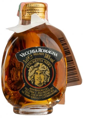 Бренди Vecchia Romagna Etiсhetta Nera 0,03 л