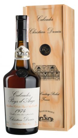 Кальвадос Calvados Coeur de Lion Pays d'Auge 1974 - 0,7 л