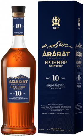 Коньяк Арарат "Ахтамар", в подарочной коробке, 0.5 л