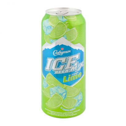 Упаковка пива Славутич Ice Mix Lime светлое фильтрованное 3.5% 0.5 л x 24 шт - Фото 2