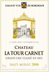 Вино Chateau La Tour Carnet Grand Cru Classe, Haut-Medoc AOC 2006, box - Фото 2