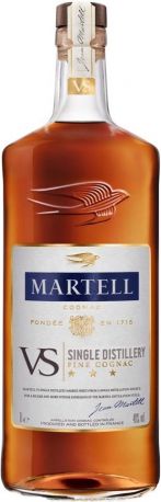 Коньяк "Martell" VS Single Distillery, 1 л