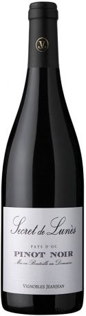 Вино Vignobles Jeanjean, "Secret de Lunes" Pinot Noir, Pays d'Oc IGP, 2017