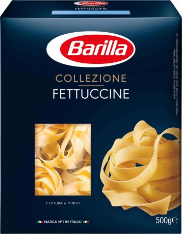 Упаковка макарон Barilla Collezione Fettuccine Фетучине 500 г х 12 шт - Фото 1