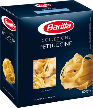 Упаковка макарон Barilla Collezione Fettuccine Фетучине 500 г х 12 шт - Фото 2