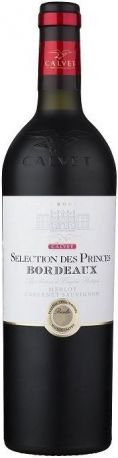 Вино Calvet, "Selection des Princes" Rouge, Bordeaux АОP, 2016