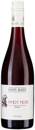 Вино Hans Baer, Pinot Noir, 2016