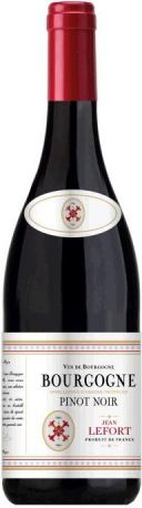 Вино Jean Lefort, Bourgogne Pinot Noir AOP, 2016