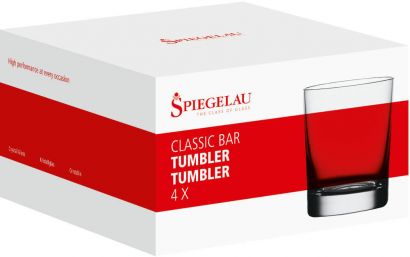 Набор бокалов для воды 0,280л (4шт в уп) Classic Bar, Spiegelau - Фото 2