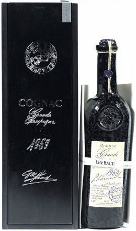 Коньяк Lheraud, Cognac 1969 Grande Champagne, 0.7 л - Фото 2