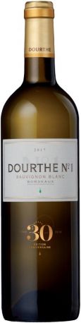 Вино "Dourthe №1" Sauvignon Blanc, Bordeaux AOC, 2017 - Фото 1