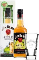 Виски яблочный "Jim Beam" Apple, gift box with glass, 0.7 л Виски яблочный "Jim Beam" Apple, gift box with glass, 0.7 л