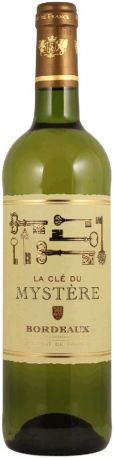 Вино "La Cle du Mystere" Blanc, Bordeaux AOC, 2017