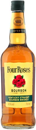 Виски "Four Roses", gift box with 2 glasses, 0.7 л - Фото 2