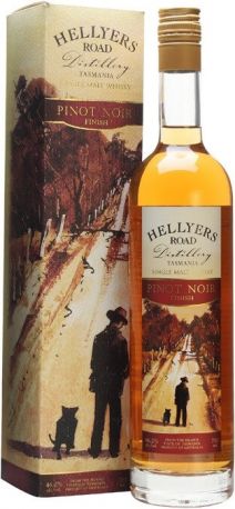 Виски Hellyers Road, Single Malt Pinot Noir Finish, gift box, 0.7 л - Фото 1