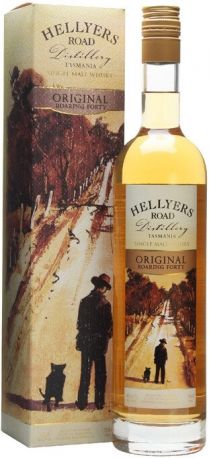 Виски Hellyers Road, Single Malt "Original Roaring Forty", gift box, 0.7 л