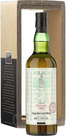 Виски Wilson & Morgan, "Ben Nevis" Sherry Wood 21 Years Old, 1995, gift box, 0.7 л - Фото 1