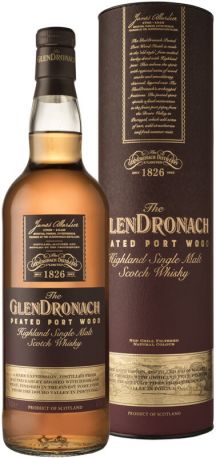 Виски Glendronach, Peated Port Wood, in tube, 0.7 л