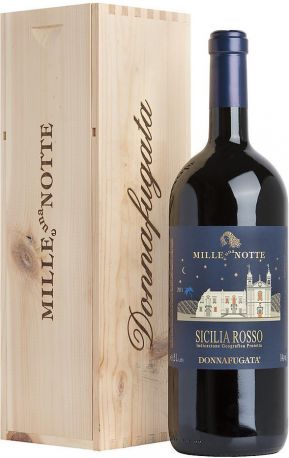 Вино Donnafugata, "Mille e una Notte", Contessa Entellina DOC, 2014, wooden box, 1.5 л