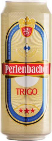Пиво "Perlenbacher" Wheat Beer, in can, 0.5 л - Фото 2