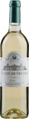 Вино "Baron de Cresset" Blanc Demi-Sec