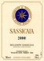 Вино Sassicaia, Bolgheri Sassicaia DOC 2000 - Фото 2