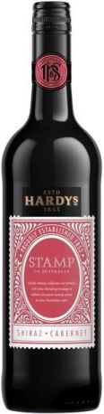 Вино Hardys, "Stamp" Shiraz-Cabernet Sauvignon, 2017 - Фото 1