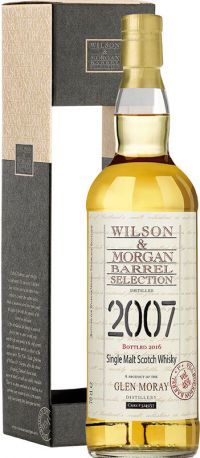 Виски Wilson & Morgan, "Glen Moray" 1st Fill Bourbon Barrel, 2007, gift box, 0.7 л - Фото 1