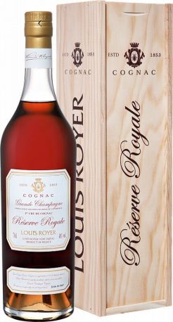 Коньяк Louis Royer, Grande Champagne "Reserve Royale", wooden box, 0.7 л