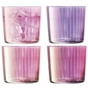 Набор тамблеров гранатового цвета310мл (4шт в уп) Gems, LSA international