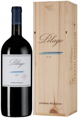 Вино Umani Ronchi, "Pelago", Marche Rosso IGT, 2013, wooden box, 1.5 л