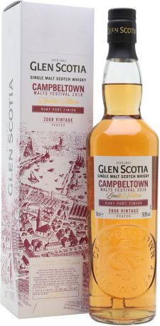 Виски Glen Scotia "Campbeltown Malts Festival 2018", 2008, gift box, 0.7 л