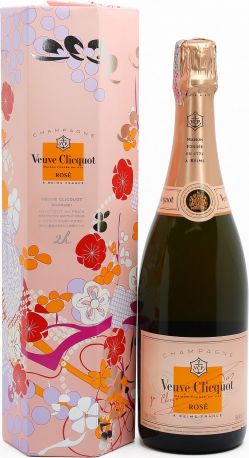 Шампанское Veuve Clicquot, Brut Rose, gift box "Shakkei" - Фото 1