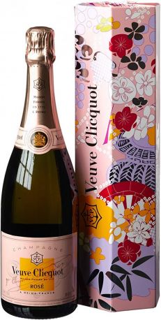 Шампанское Veuve Clicquot, Brut Rose, gift box "Shakkei" - Фото 2