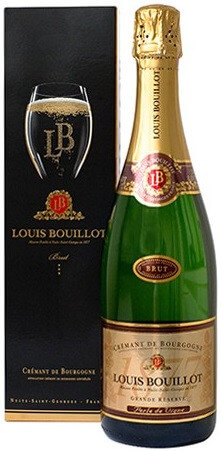 Шампанское Louis Bouillot, Brut "Grande Reserve", Cremant de Bourgogne AOC, gift box - Фото 1