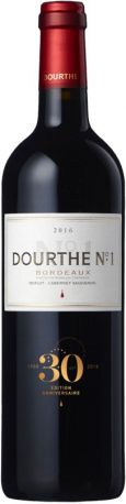 Вино "Dourthe №1" Merlot-Cabernet Sauvignon, Bordeaux AOC, 2016