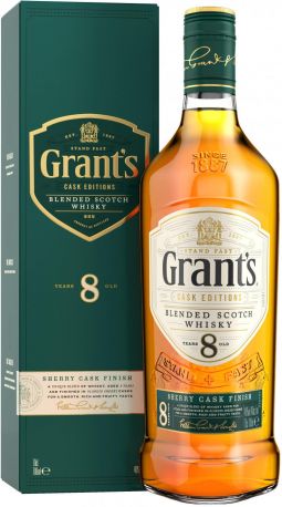 Виски "Grant's" Sherry Cask Finish 8 Years Old, gift box, 0.7 л