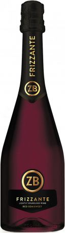 Игристое вино Zolotaya Balka, "ZB Wine Frizzante" Red Semisweet - Фото 1