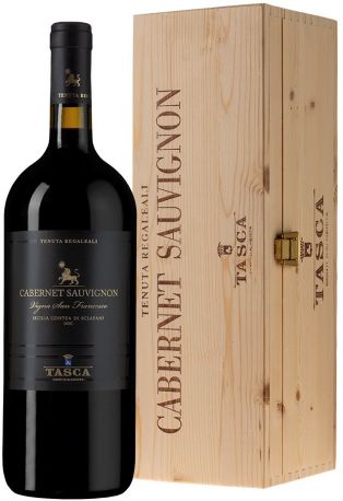 Вино Tasca d'Almerita, Cabernet Sauvignon "Vigna San Francesco", 2015, wooden box, 3 л