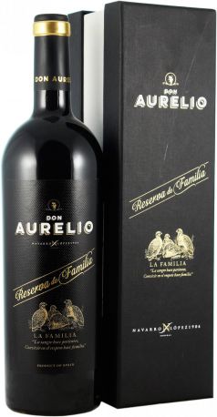 Вино "Don Aurelio" Reserva de Familia, Valdepenas DO, gift box - Фото 1