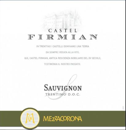 Вино "Castel Firmian" Sauvignon, Trentino DOC, 2017 - Фото 2