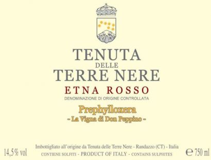 Вино Tenuta delle Terre Nere, Prephylloxera "La Vigna di Don Peppino", Etna Rosso DOC, 2016 - Фото 2