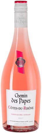 Вино "Chemin des Papes" Rose, Cotes du Rhone AOC, 2017