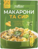 Упаковка макарон Приправка с итальянскими травами и сыром Чеддер 150 г х 8 шт Упаковка макарон Приправка с итальянскими травами и сыром Чеддер 150 г х 8 шт
