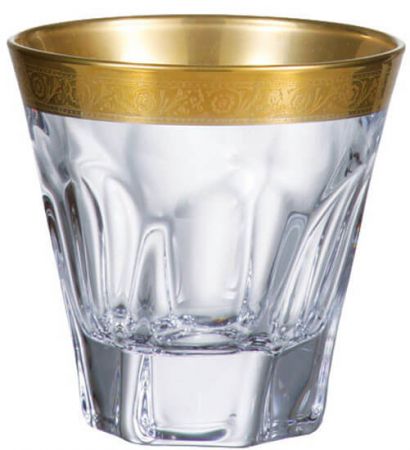 Бокал Crystalite Bohemia, "Apollo Gold" Whisky Glass, Set of 6 pcs, 230 мл - Фото 2