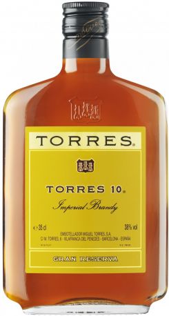 Бренди Torres 10 Gran Reserva, 350 мл