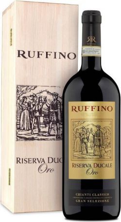 Вино Ruffino, "Riserva Ducale" Oro, Chianti Classico Riserva DOCG, 2013, wooden box, 1.5 л